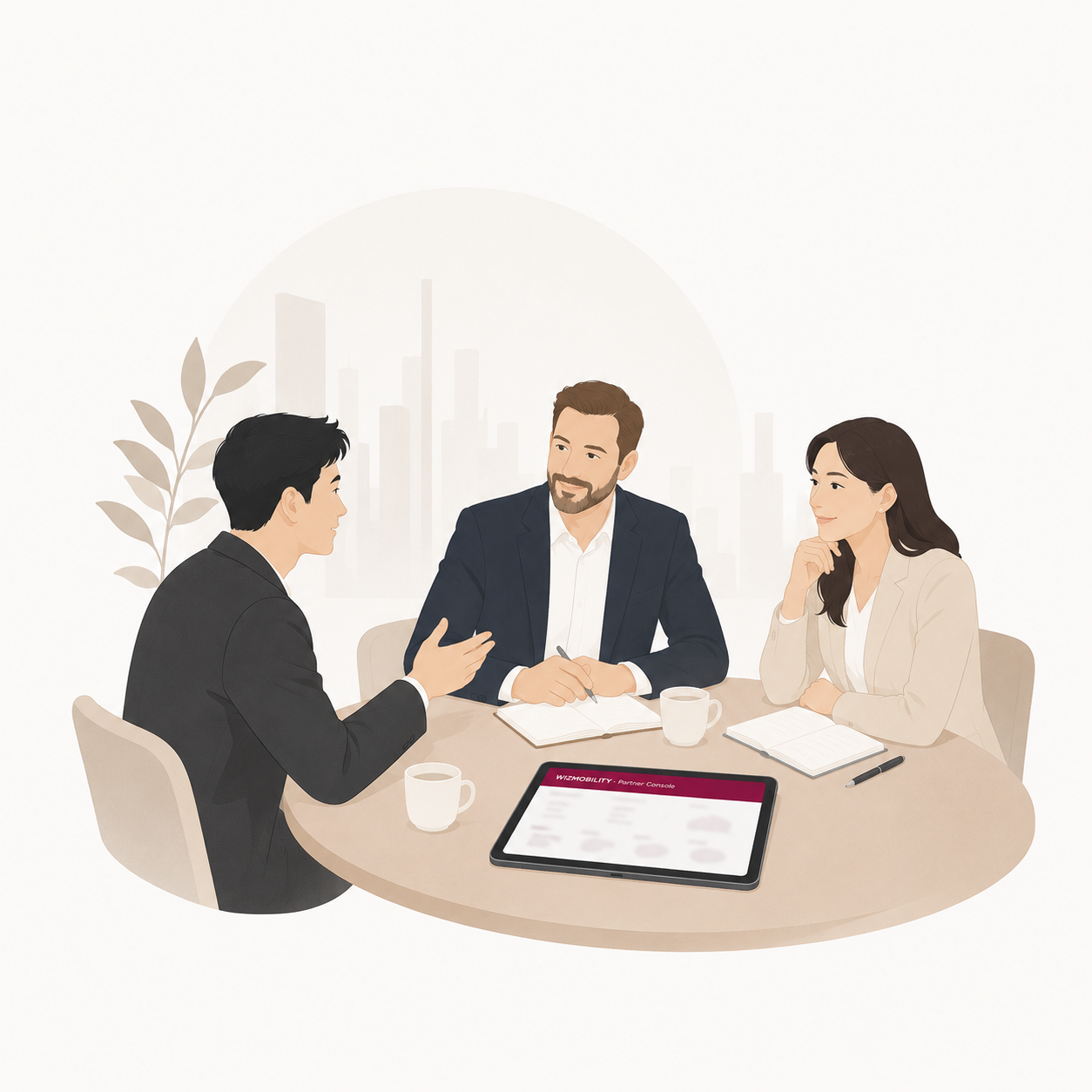 Partnership onboarding process visualization