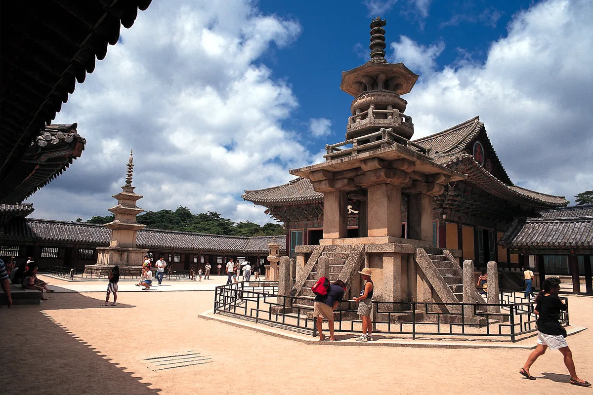 Bulguksa Temple with Dabotap and Seokgatap pagodas, Gyeongju