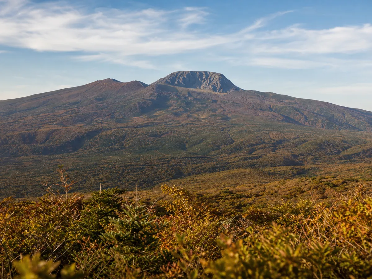 Hallasan volcanic mountain at the heart of Jeju Island