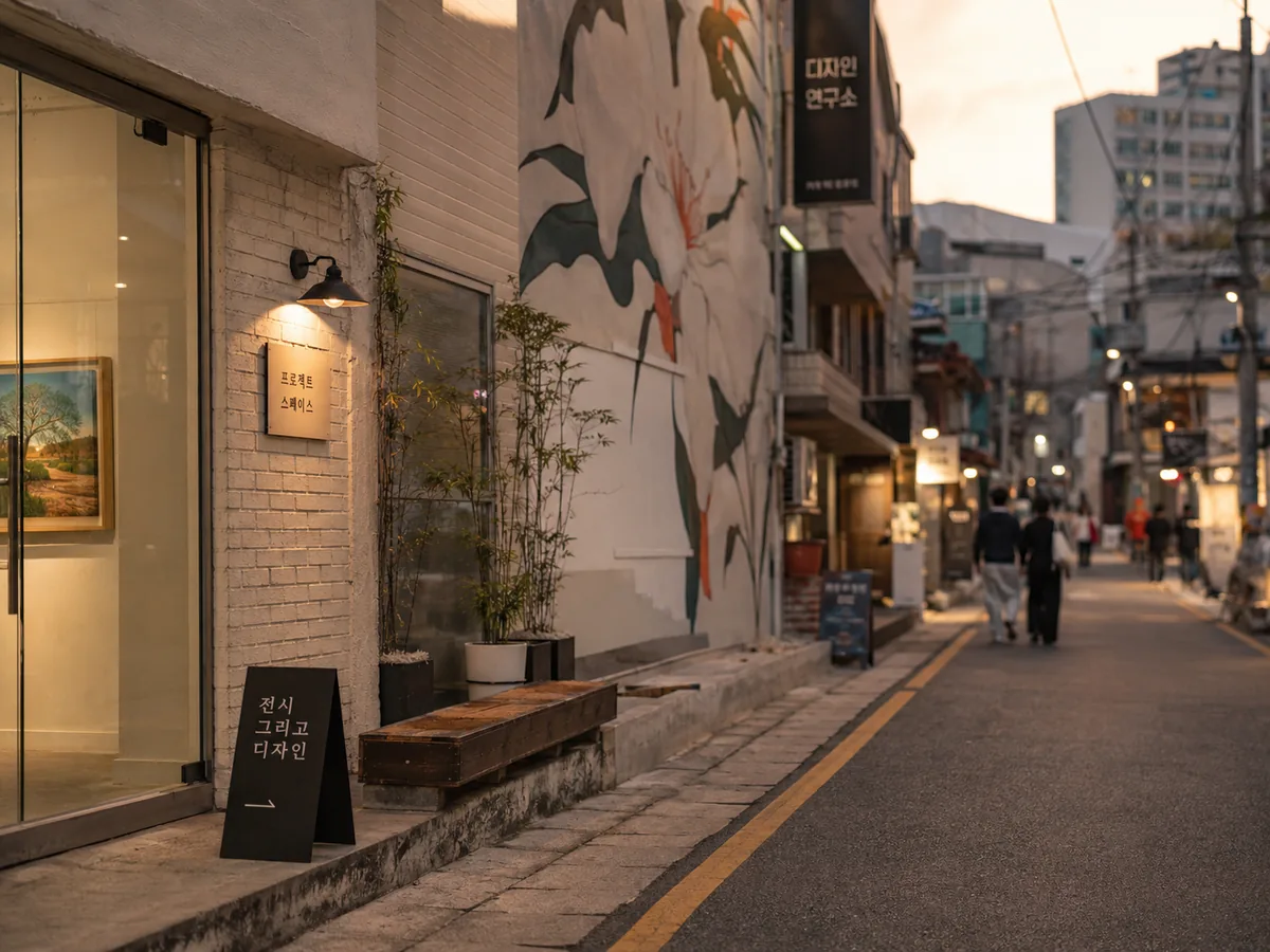 Hongdae creative district, Seoul