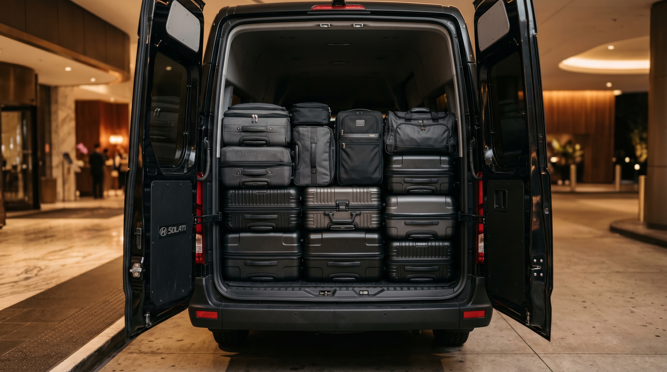 Hyundai Solati — trunk with luggage